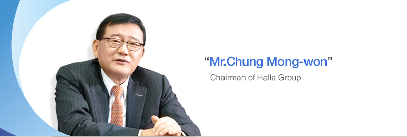 “Mr.Chung Mong-won”
Chairman of Halla Group
